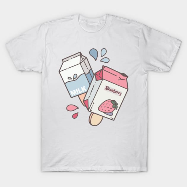 Pastel ice-cream T-Shirt by chiselovesong